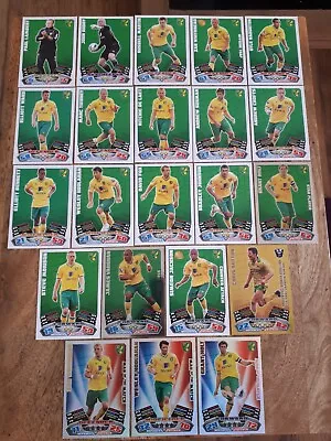 £12 • Buy Norwich City Complete Set, Including MOTM Cards, Match Attax 2011/12 
