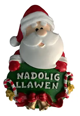 £4.50 • Buy Father Christmas Nadolig Llawen Fridge Magnet Decoration Wales Cymru Souvenir