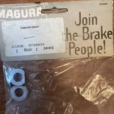 New-in-Package Pair (2) MAGURA Suspension Spacers W/Set Screws • 0720433 • $20