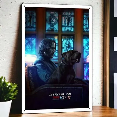 John Wick: Chapter 3 - Parabellum 2019 Metal Movie Poster Tin Sign Film 8 X12  • $6.99