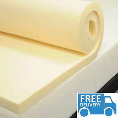 100% Memory Foam Mattress Topper Available All Sizes & Depths Orthopedic &Comfy • £89.99