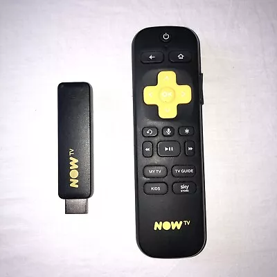 NOW TV 3801UK Smart Stick With HD And Voice Search - Matte Black • £10.50