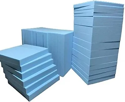 High-Density Tailored Comfort Blue Foam Custom-Cut Sheet Upholstery Desired Size • £9.99