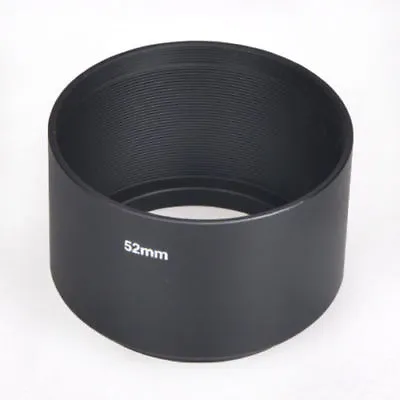 $39.99 • Buy 52mm Camera Long Telephoto Metal Screw Lens Hood Canon Nikon Sony Olympus Pentax