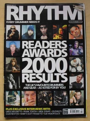 £8 • Buy Various 2001 Rhythm Magazine Feb 2001 (readers Awards 2000 Results) Uk