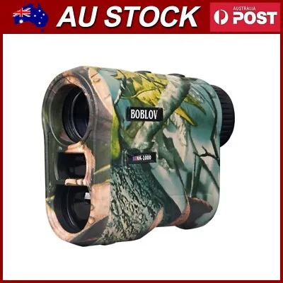 BOBLOV 1000m 6.5X Golf Range Finder Hunting Rangefinder Flag Lock Rechargable • $94.99