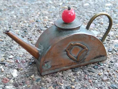 Antique Chinese Dollhouse Miniature Copper Teapot. • $14