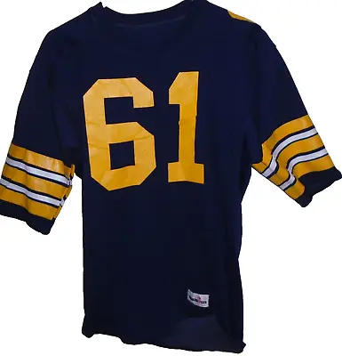 Vintage 1980s Span Jan Game Used Football Jersey Size 40 Spanjan • $28