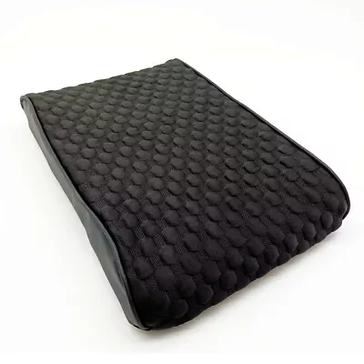 Car Armrest Cushion Cover Center Console Box Pad Memory Foam Pillow Mat Black • $18.28