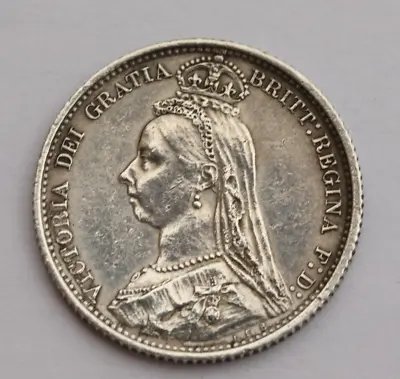 £1.20 • Buy 1887 Queen Victoria Jubilee Head Silver Half Crown