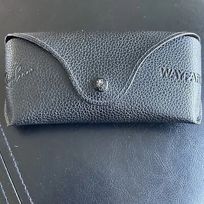 Ray-Bans RAY-BAN Aviator WAYFARER Sunglasses BLACK Leatherette SOFT Case ONLY • $15