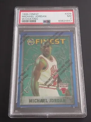 Michael Jordan 1995 Topps Finest #229 PSA 7 • $39.99