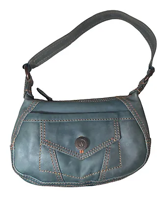 £29.34 • Buy Wilsons Leather Shoulder Bag Mexx Hobo Green Black