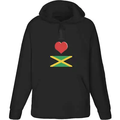 'I Love Jamaica' Adult Hoodie / Hooded Sweater (HO032655) • £24.99