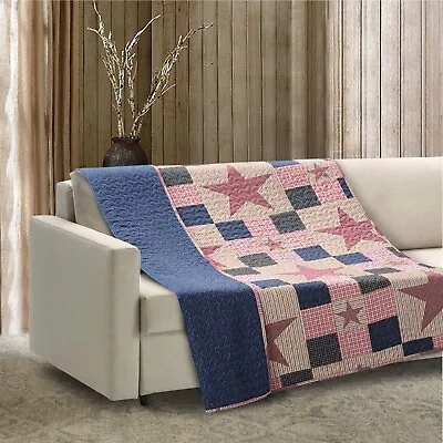 Virah Bella - Mountain Cabin Red - Lightweight Quilted Throw Blanket 50 X60  • $30.99