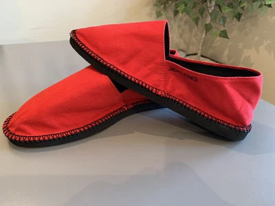 £20 • Buy Jack&Jones Mens Long Beach Canvas Slip Ons Pumps Shoes Uk Size 9