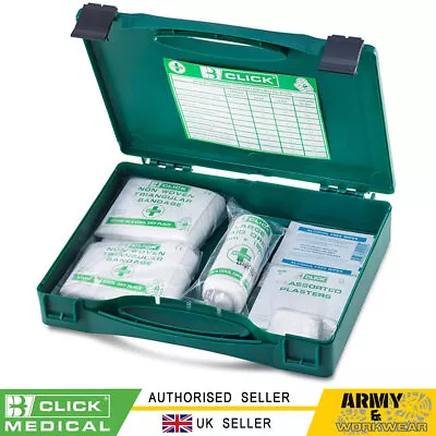 CLICK Medical First Aid Kit Boxed Ideal For House Car Office Warehouses • £8.95