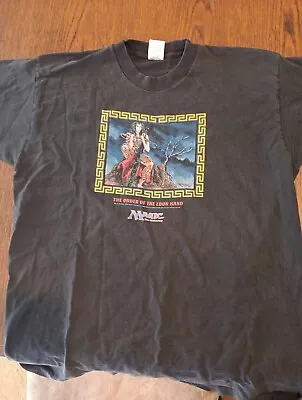 Vintage 1994 Magic The Gathering  Order Of The Ebon Hand  T-Shirt Size Men's L • $220