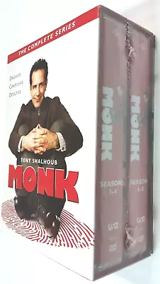 Monk Complete Series DVD Season 1 2 3 4 5 6 7 8 TV Shows Factory Sealed • $79.95