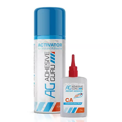 Adhesive Guru Super Ca Glue With Activator Woodworking (0.9 Oz-3.38 Fl Oz) 1 Pk • $12.99