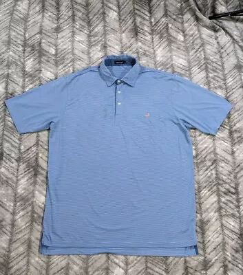 Southern Marsh Shirt Mens 2x XXL Large Golf Polo Striped Performance Stretch • $24.95