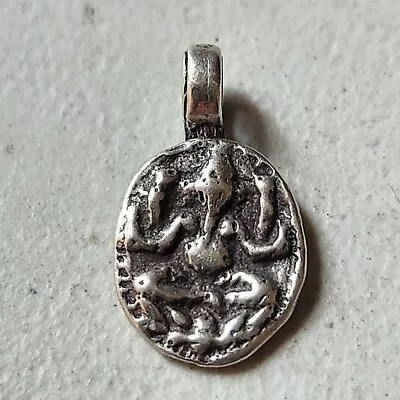 Sterling Silver Ganesha Pendant Marked 925 1.5 Grams Small Pendant  • $2.99
