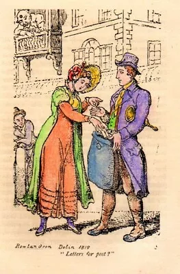 £7.90 • Buy LETTERS For POST CRIES Of London; Original Miniature Antique Print 1885