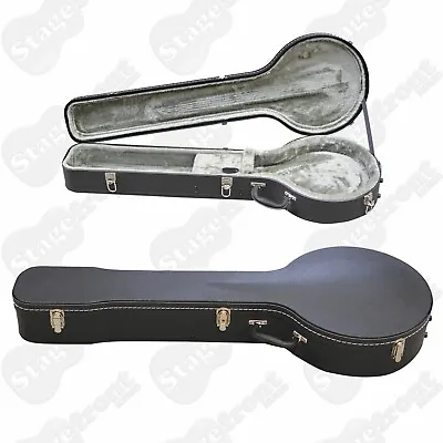 Banjo Plywood Rugged Hard Case Suits Open Back Banjo Plush Lined Hc297 • $139