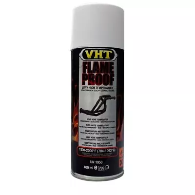 Paint High Temperature Systems Exhaust System VHT Matt White Flame Proof • $109.75