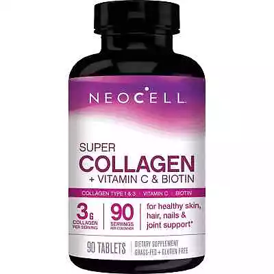 NeoCell Super Collagen + Vitamin C & Biotin Supplement For Hair Skin And Nai • $19.99