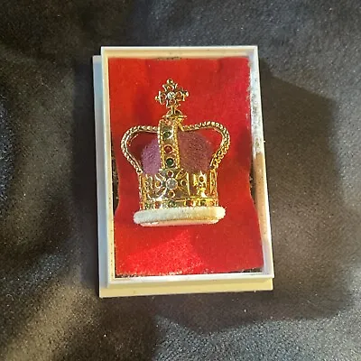 The Miniature Crown Jewel Collection The St. Edward's Crown Gold Plated 1.25” • $49.99