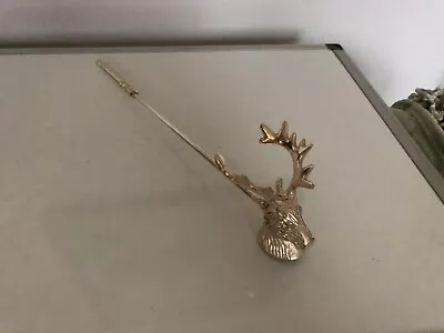 £27 • Buy Silver Plated Long Candle Snuffer With A Stags Head