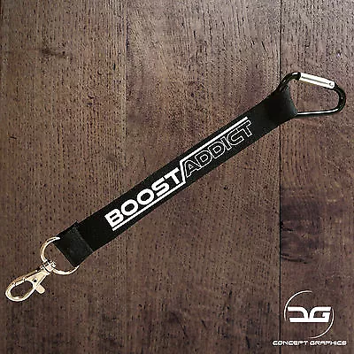 Boost Addict Mini Lanyard Car Keyring Keychain DUB JDM Turbo Funny Euro • $9.93