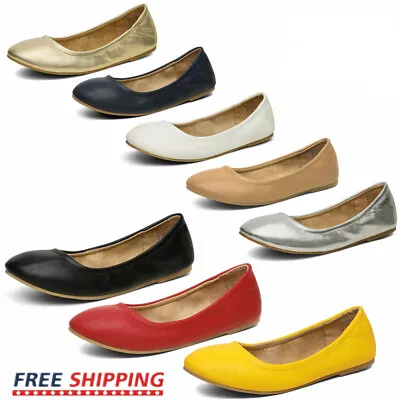 Dream Pairs Women's Ballet Flats Shoes Comfort Slip On Ballerina Flat Shoes • $29.99