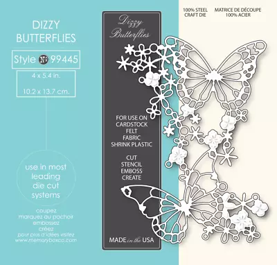 Memory Box Die DIZZY BUTTERFLIES 99445 • $15.99