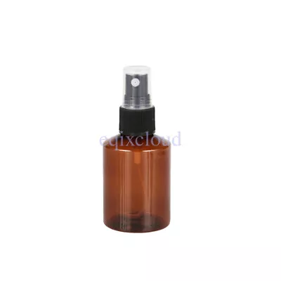 £3.29 • Buy 50ml 100ml 150ml 200ml Empty Plastic Fine Mist Pump Spray Bottle Container Amber