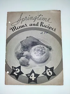 Vintage Pet Milk Co Springtime Menus & Recipes Cookbook 1935 • $13.11