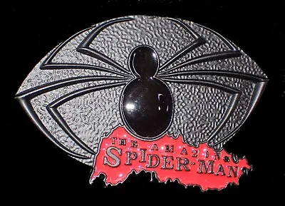 2004 The Amazing Spiderman Black Spider Belt Buckle Mobtown/marvel Pewter • $19.95