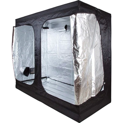 £113.98 • Buy Grow Tent 2.4 X 1.2  Hydroponics Indoor Bud Dark Room Silver Mylar CLEARANCE