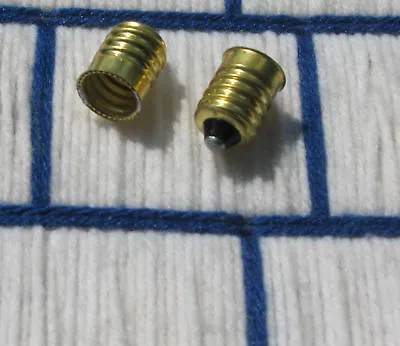 2 EUROPEAN E14 To US Candelabra E12 LIGHT BULB ADAPTER SOCKET Reducer Brass Base • $4.98