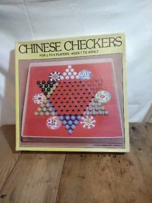 $12.30 • Buy Vintage 1981 Classic, Chinese Checkers Board Game 100% Complete By Whitman