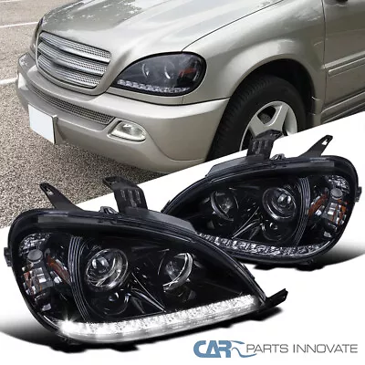 Glossy Black For 98-01 Benz W163 ML320 ML430 ML55 AMG LED Projector Headlights • $189.95