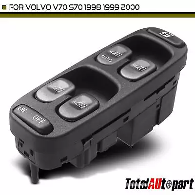 New Power Window Switch For Volvo S70 V70 1998-2000 Front Driver Side LH 9148957 • $25.69