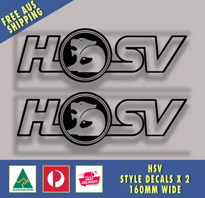 $9.95 • Buy Hsv Style Decals X 2 160mm Wide - Bathurst, V8, Aussie, Sticker, Decal