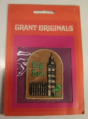 Grant Originals Patch Big Ben By Grant Emblems Made In Canada London Souvenir • £4.95