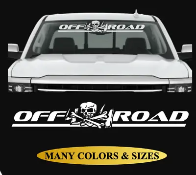 4X4 Off Road Windshield Window Decal Banner Truck Vinyl Sticker For Ford & Dodge • $12.99