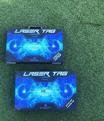 2 X Laser Tag Game 2 And 1 Gun Sets And Carry  Case Exc Condition. Dynasty Toys • £19.99