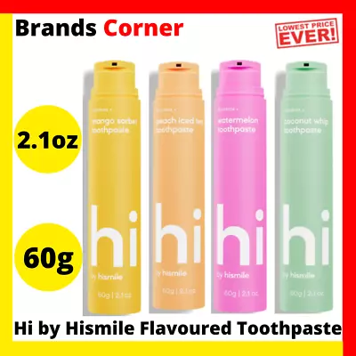 Hismile 4 Flavoured Fluoride Toothpaste Fluoride Toothpaste AU Seller • $10.99