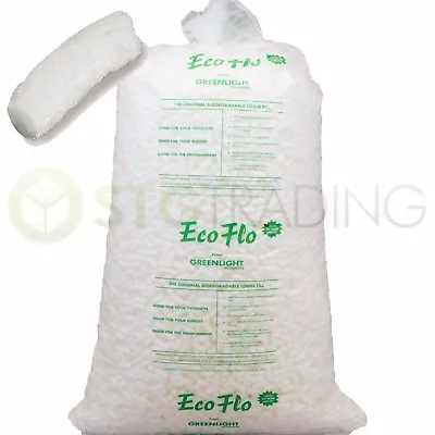 Quality Ecoflo Biodegradable Loose Fill Packing Peanuts *BEST PRICE* 15 Cubic Ft • £27.99