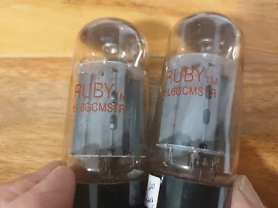 £49.95 • Buy Ruby Tube 6L6 Tubes/Valves (Matched Pair) - Tested, Used - Good Condition